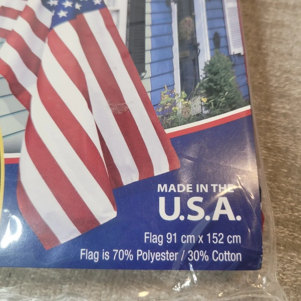 US American Flag 3 x 5 Feet Grommets Stars and Stripes‎ New Annin Flagmakers